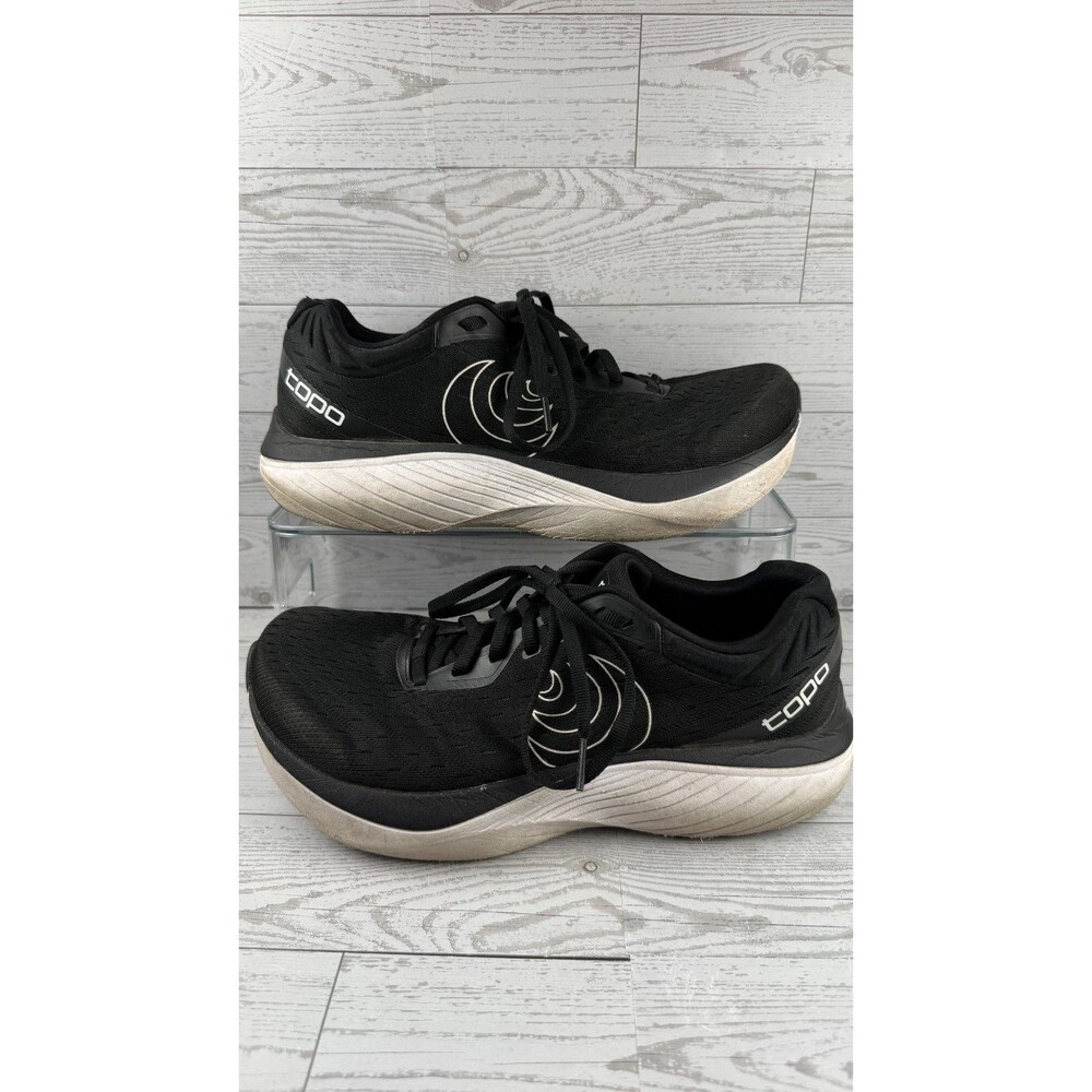 Topo Athletic Atmos Black White US 9D Mens Sneakers Mesh Running Shoes #787